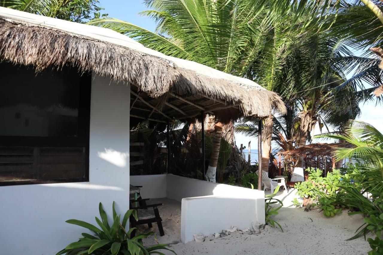 Lunazul Eco-Cabana Frente Al Mar Mahahual Extérieur photo