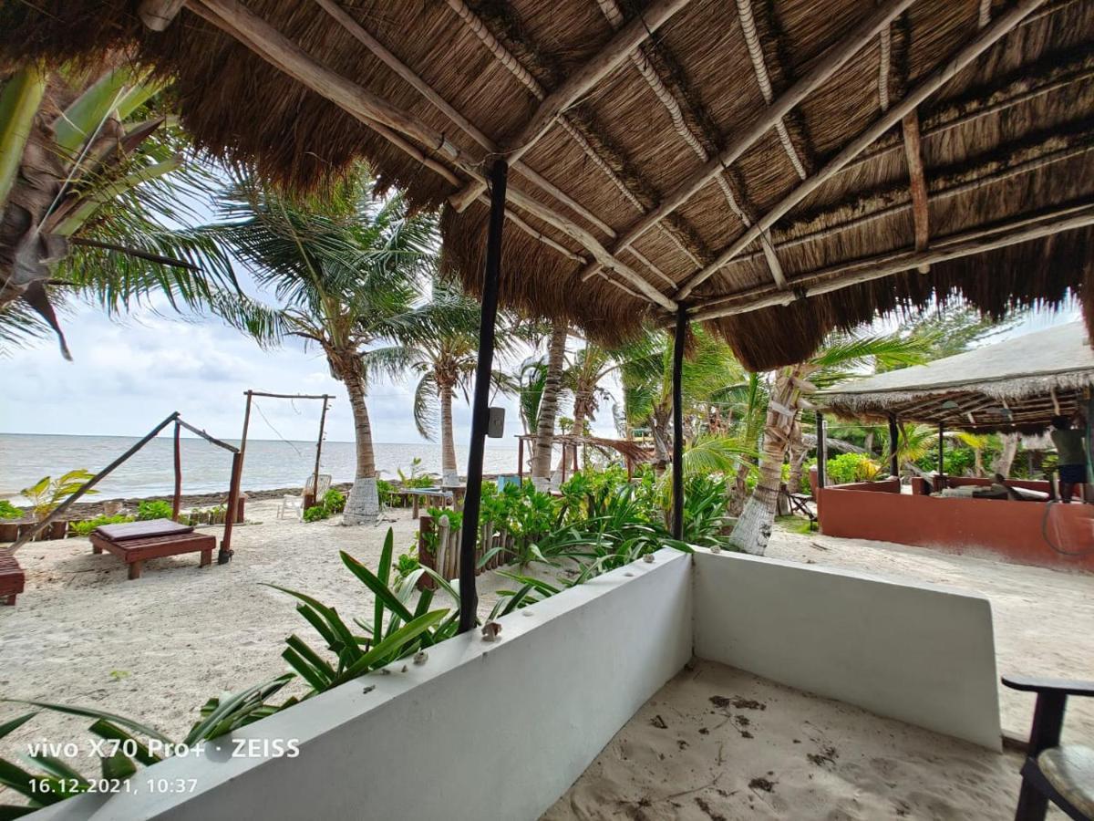Lunazul Eco-Cabana Frente Al Mar Mahahual Extérieur photo