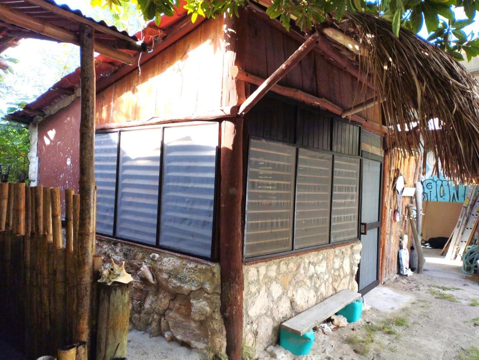 Lunazul Eco-Cabana Frente Al Mar Mahahual Extérieur photo