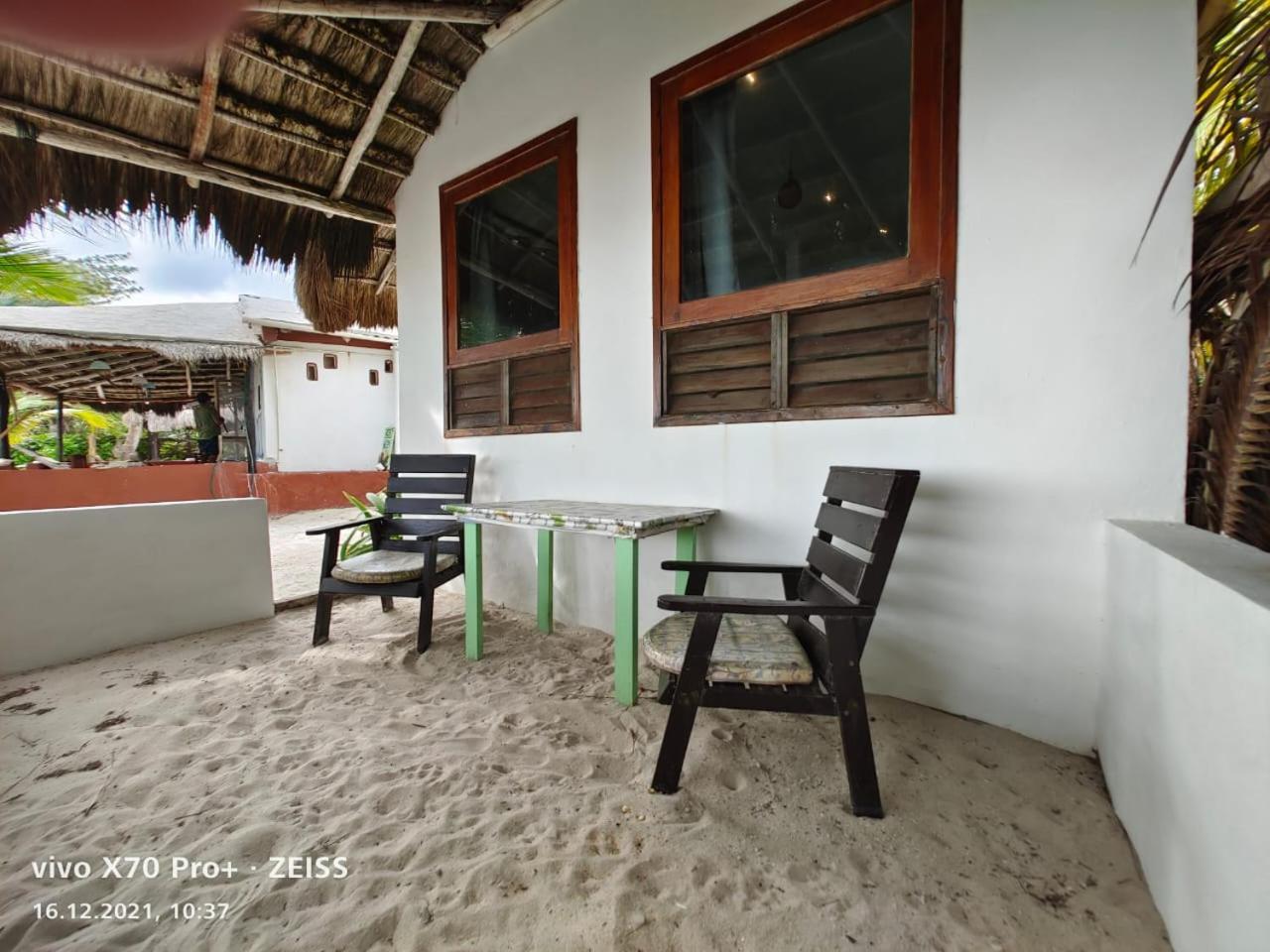 Lunazul Eco-Cabana Frente Al Mar Mahahual Extérieur photo