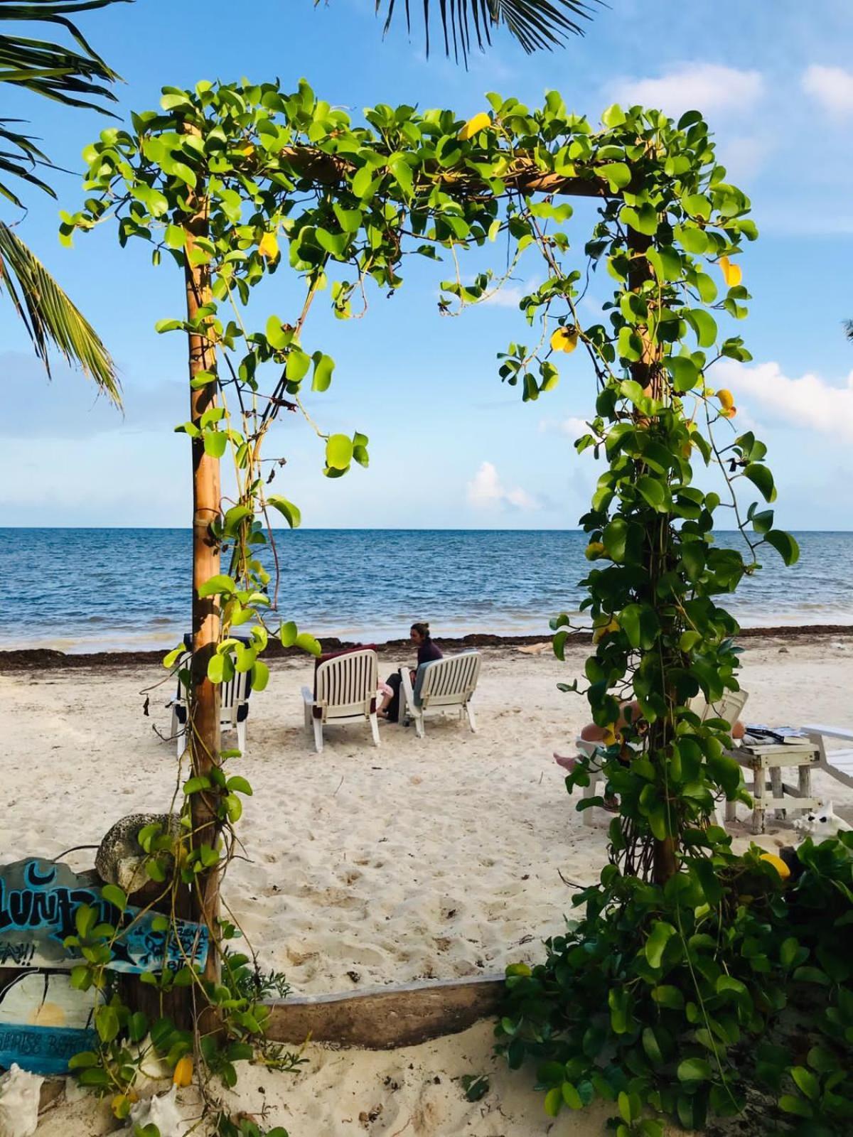 Lunazul Eco-Cabana Frente Al Mar Mahahual Extérieur photo