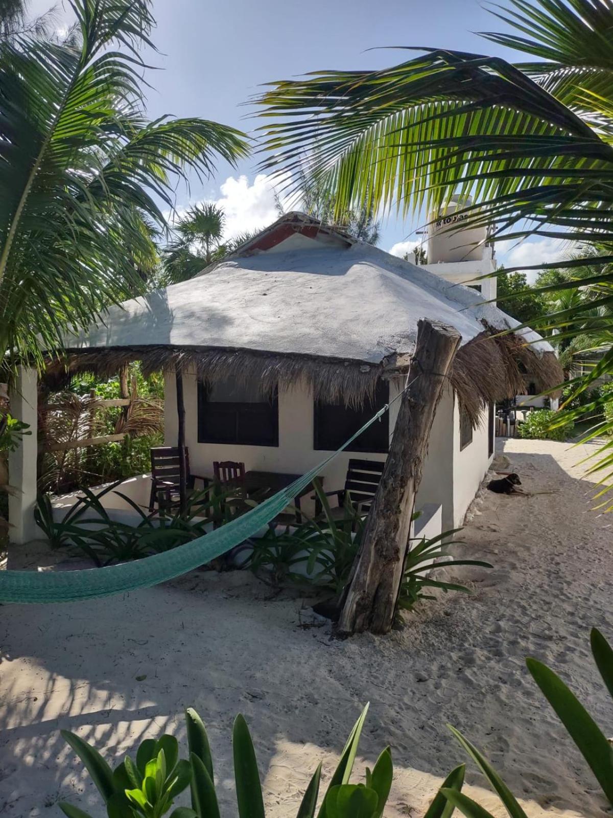 Lunazul Eco-Cabana Frente Al Mar Mahahual Extérieur photo