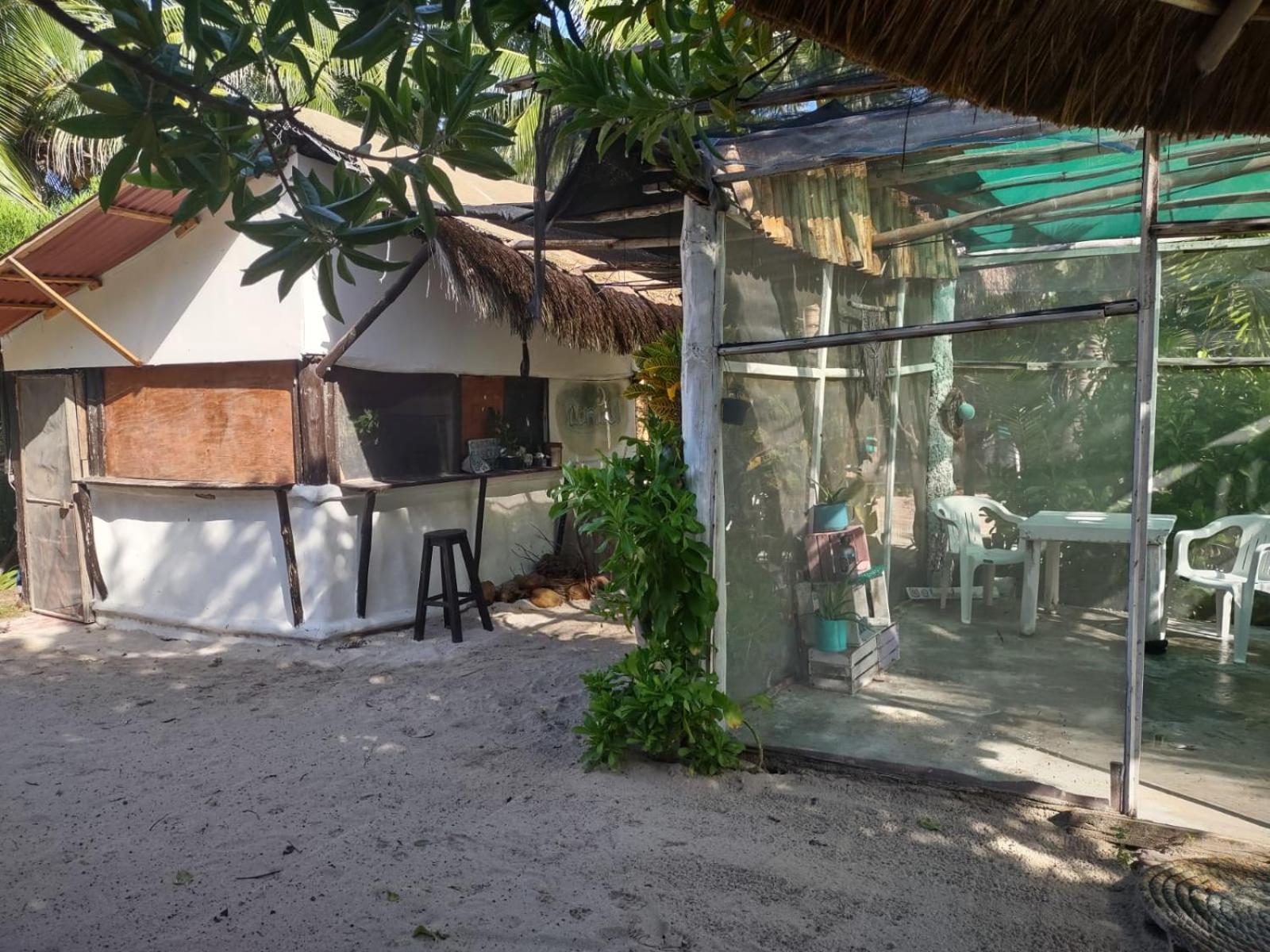 Lunazul Eco-Cabana Frente Al Mar Mahahual Extérieur photo