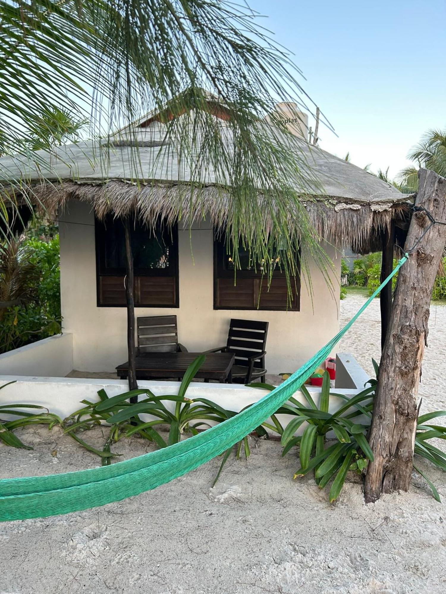 Lunazul Eco-Cabana Frente Al Mar Mahahual Extérieur photo